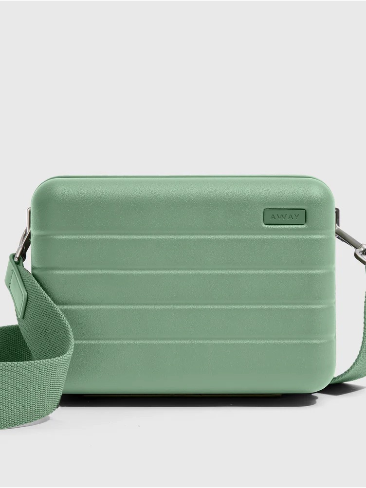 Away The Mini Crossbody In Sea Green - Hard-Shell Messenger Crossbody